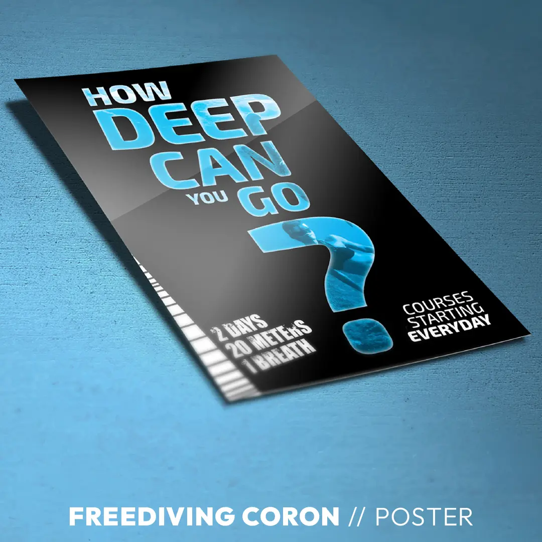 Freediving Coron - Poster