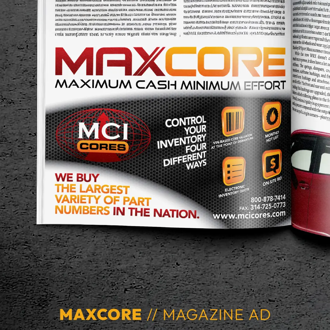 Maxcore - Magazine Ad
